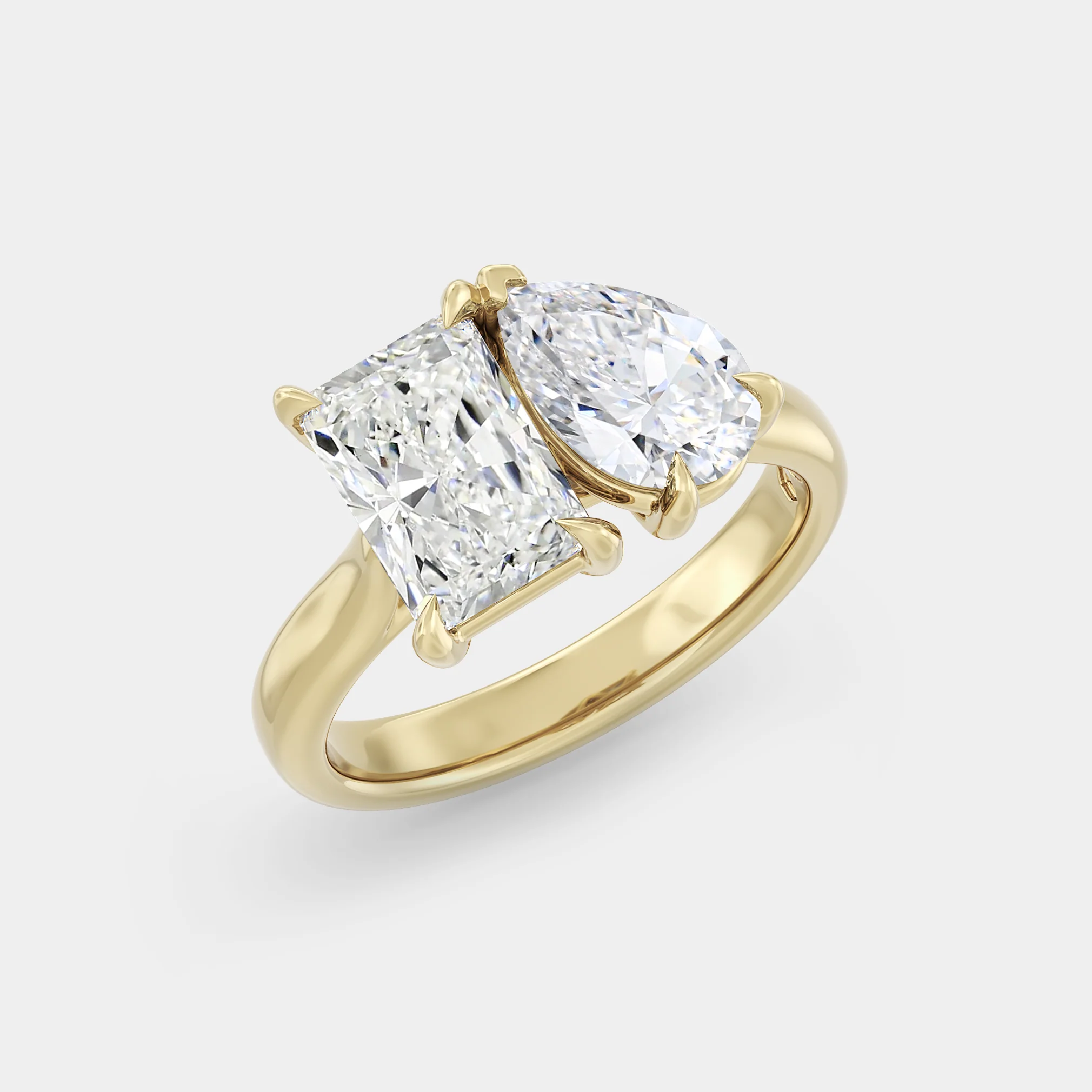 Toi Et Moi | Lab Grown Pear & Radiant