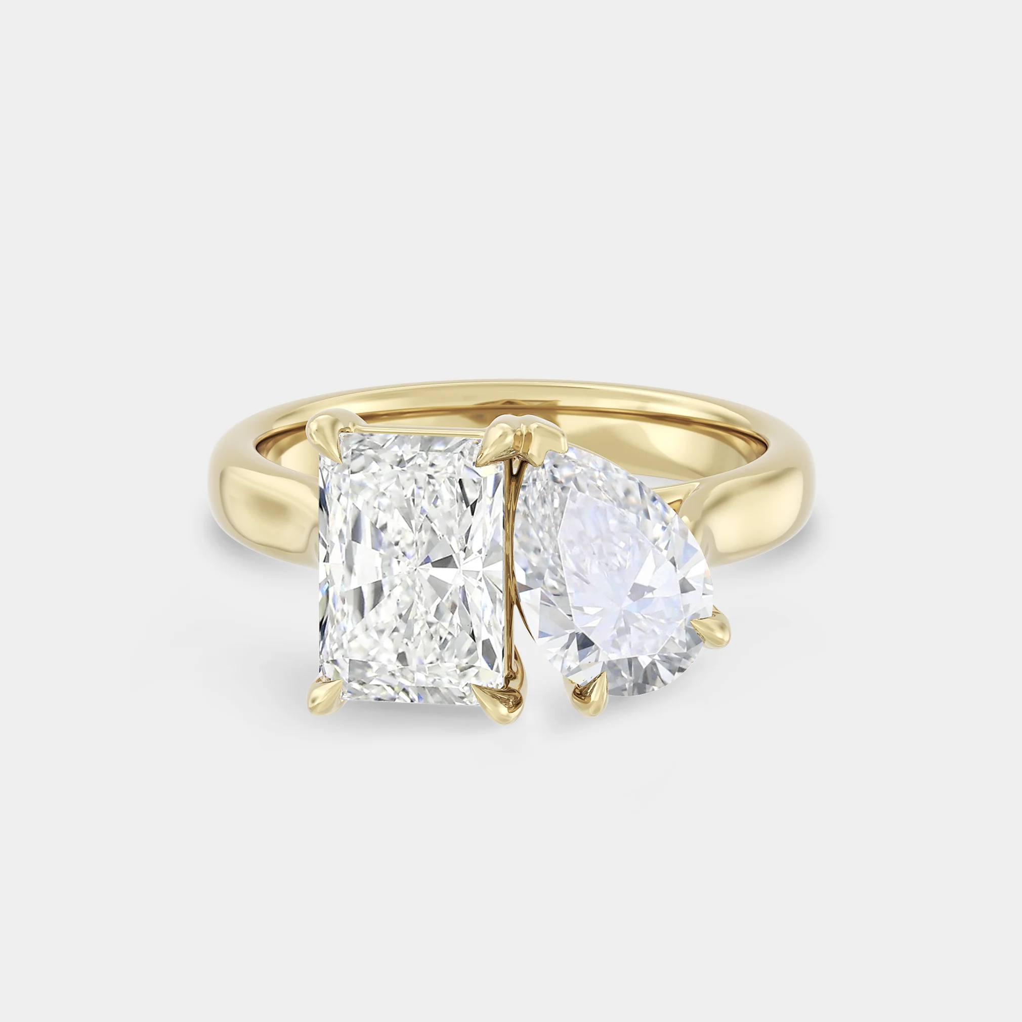 Toi Et Moi | Lab Grown Pear & Radiant - Image 2